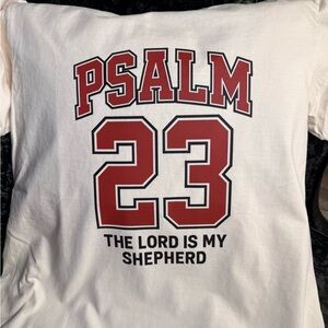 Comfort Colors Beige Tee with Red Print